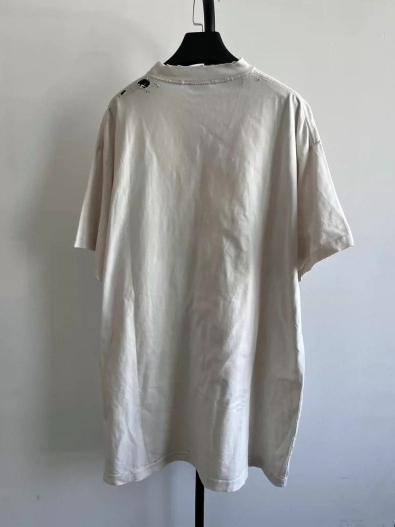 Balenciaga Balenciaga Logo Print Long Sleeve T-Shirt Size US M / EU 48-50 / 2 - 2 Thumbnail