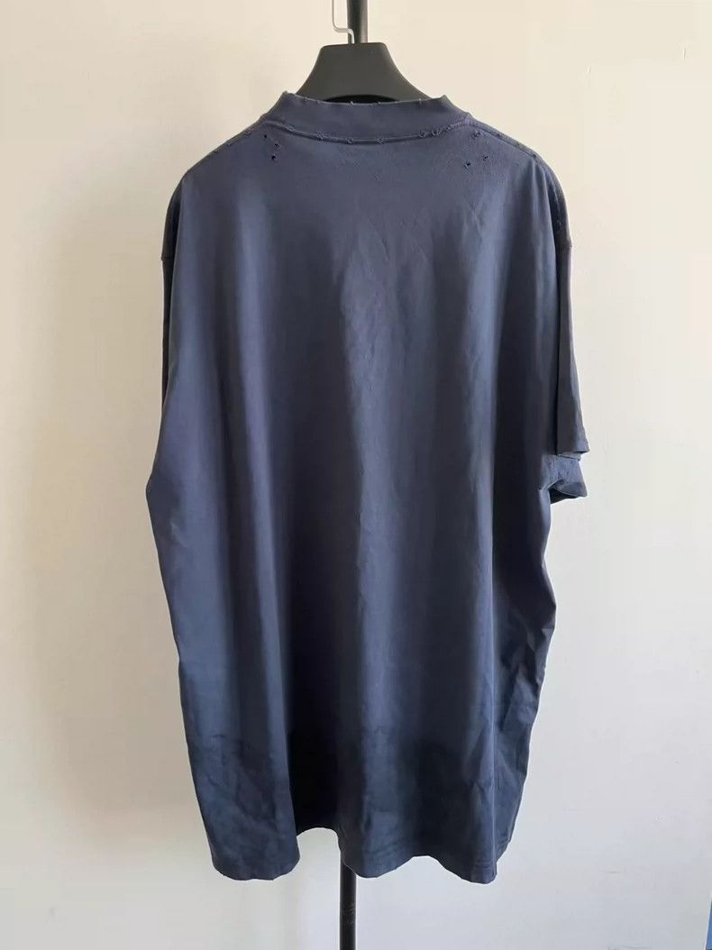 Balenciaga Balenciaga Logo Print Short Sleeve T-Shirt Size US M / EU 48-50 / 2 - 2 Thumbnail