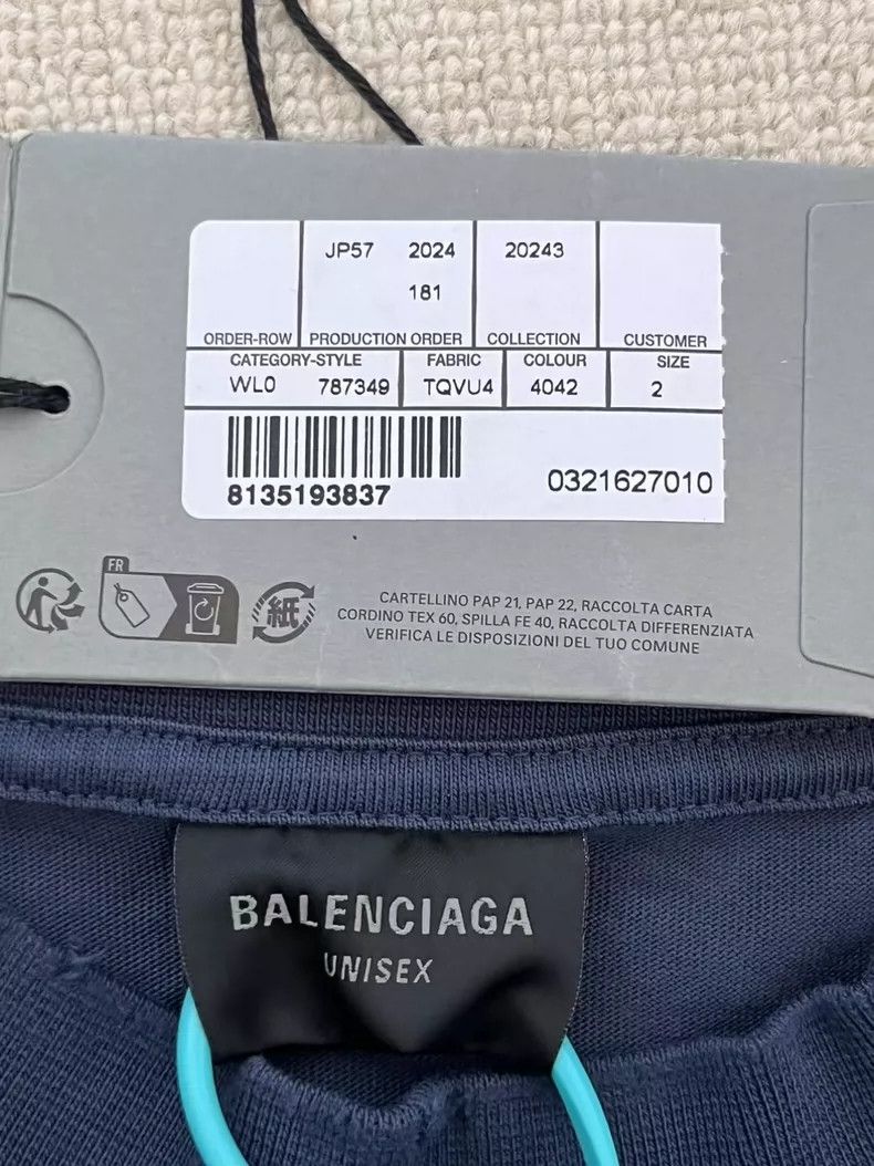 Balenciaga Balenciaga Logo Print Short Sleeve T-Shirt Size US M / EU 48-50 / 2 - 4 Thumbnail