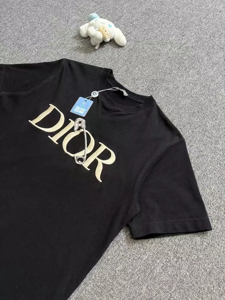 Dior Dior Black Short Sleeve Logo T-Shirt Size US M / EU 48-50 / 2 - 2 Thumbnail