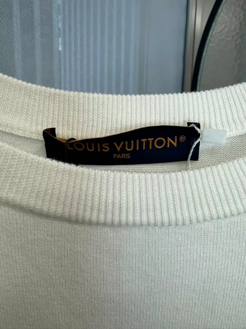 Louis Vuitton Louis Vuitton LV x Tyler White Knit T-Shirt Size US XL / EU 56 / 4 - 3 Thumbnail