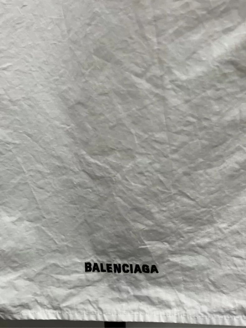 Balenciaga Balenciaga Embroidered Logo Long Sleeve Shirt Size US M / EU 48-50 / 2 - 3 Thumbnail