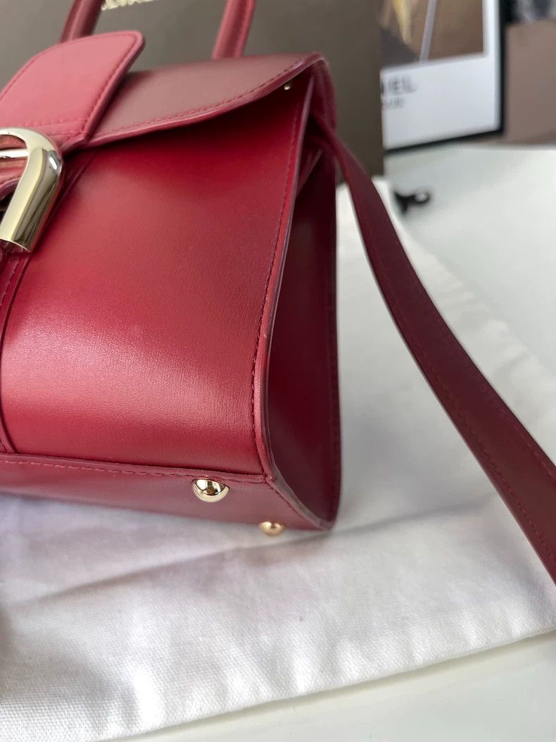Delvaux Delvaux Mini Brillant Wine Red Handbag Size ONE SIZE - 7 Thumbnail