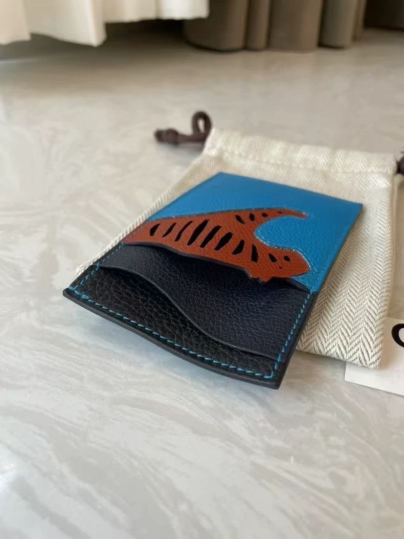 Hermes Hermes Card Holder with Tiger Design Size ONE SIZE - 4 Thumbnail