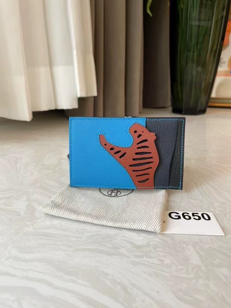 Hermes Hermes Card Holder with Tiger Design Size ONE SIZE - 3 Thumbnail