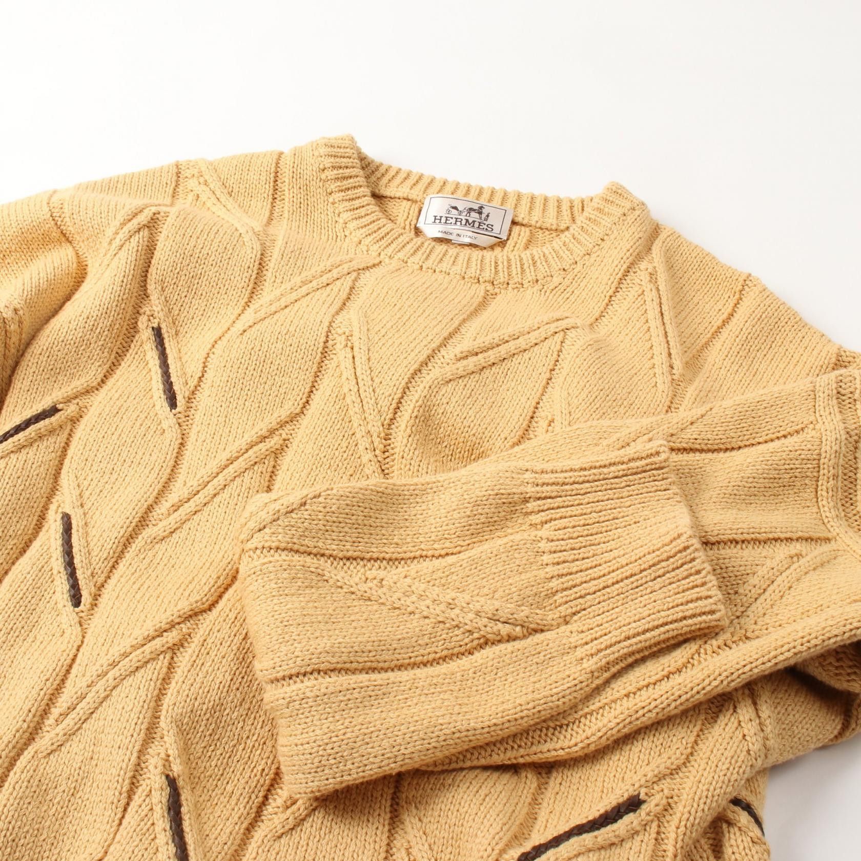 Hermes Hermes Hermes Knit Cotton Cashmere Knitwear Cotton Tops Size ONE SIZE - 6 Thumbnail