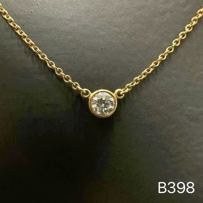Tiffany & Co. Tiffany Single Diamond Necklace 40cm Chain Size ONE SIZE - 2 Thumbnail