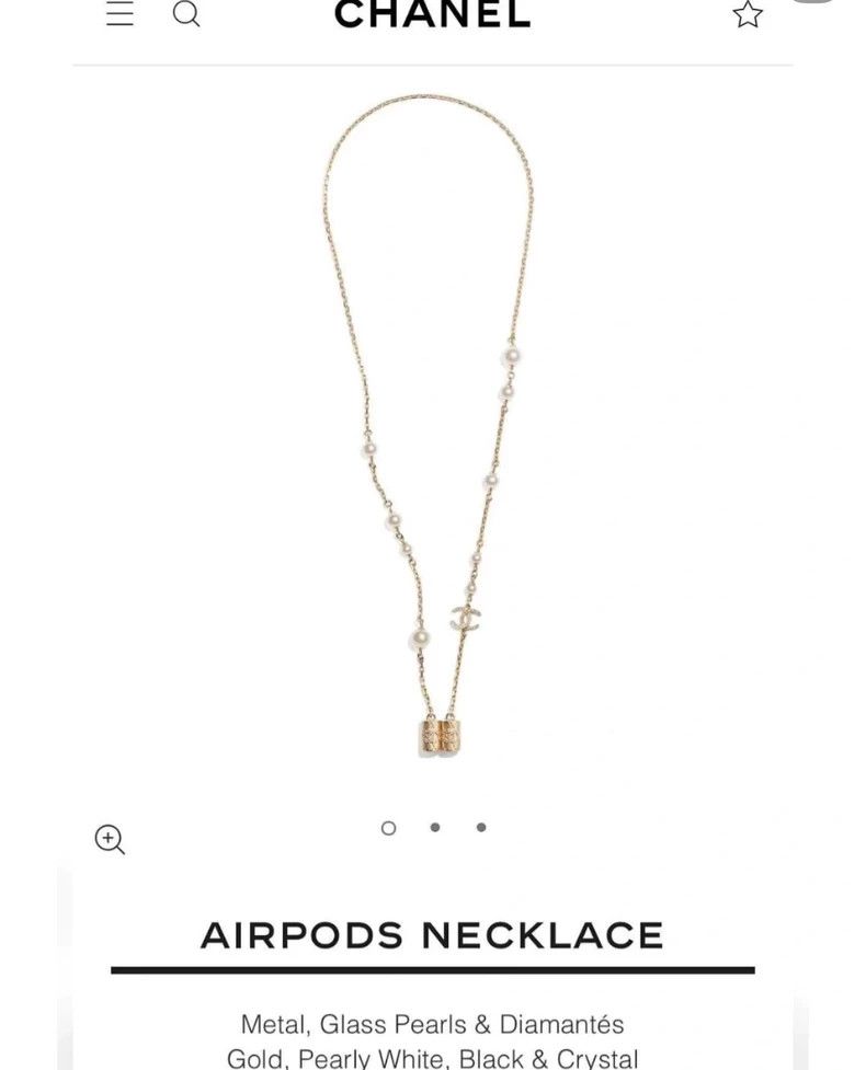 Chanel Chanel Headphone Chain with Pearls Size ONE SIZE - 2 Thumbnail