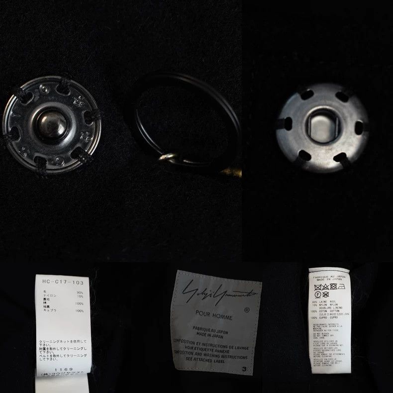 Yohji Yamamoto Yohji Yamamoto Hooded Coat with Golden Buttons-dmc Size US M / EU 48-50 / 2 - 9 Thumbnail