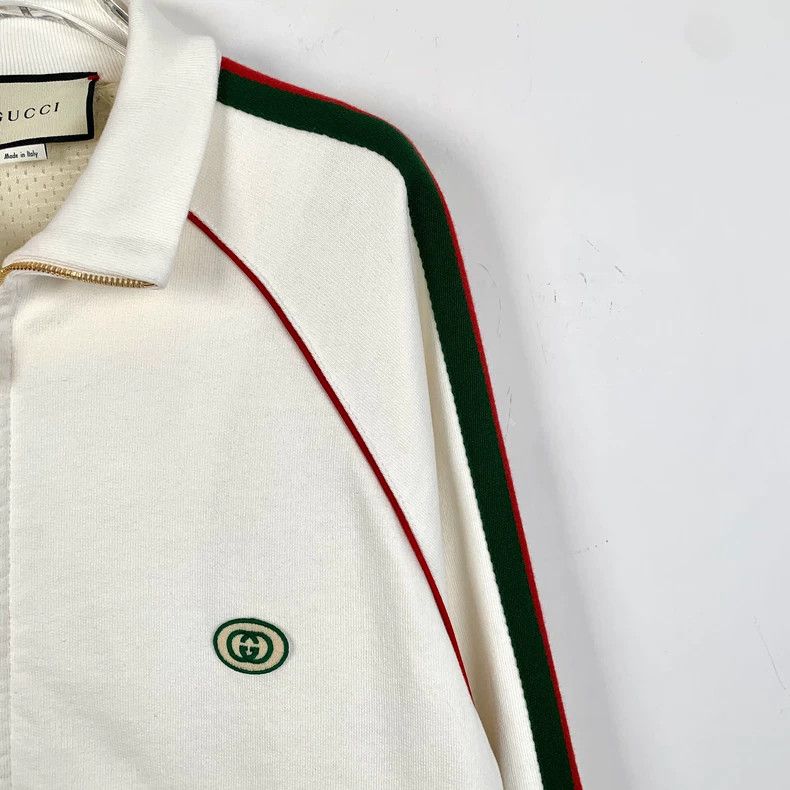 Gucci Gucci Logo Embroidered Zip Jacket-dmc Size US XS / EU 42 / 0 - 3 Thumbnail