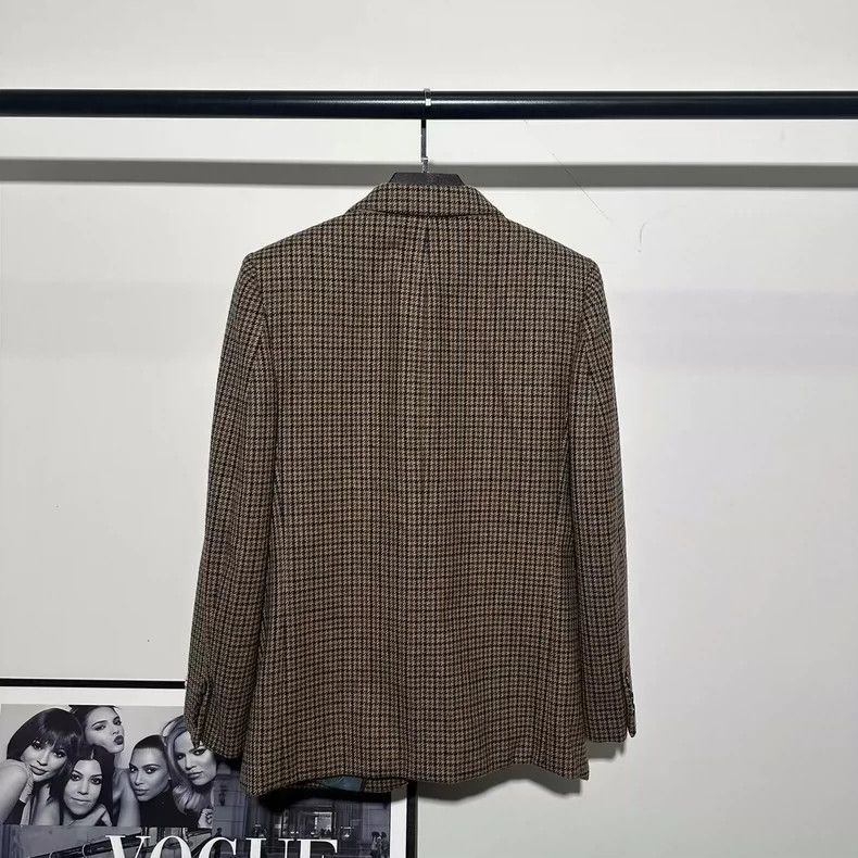 Gucci Vintage Gucci Houndstooth Wool Blazer-dmc Size US M / EU 48-50 / 2 - 2 Thumbnail