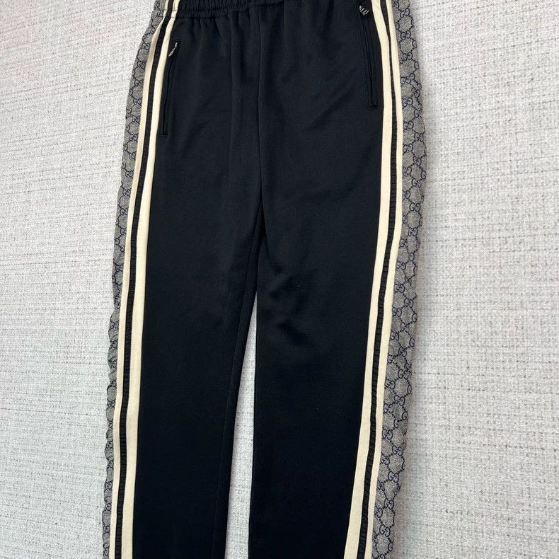 Gucci Gucci Black Logo Side Sweatpants-dmc Size US 34 / EU 50 - 2 Thumbnail