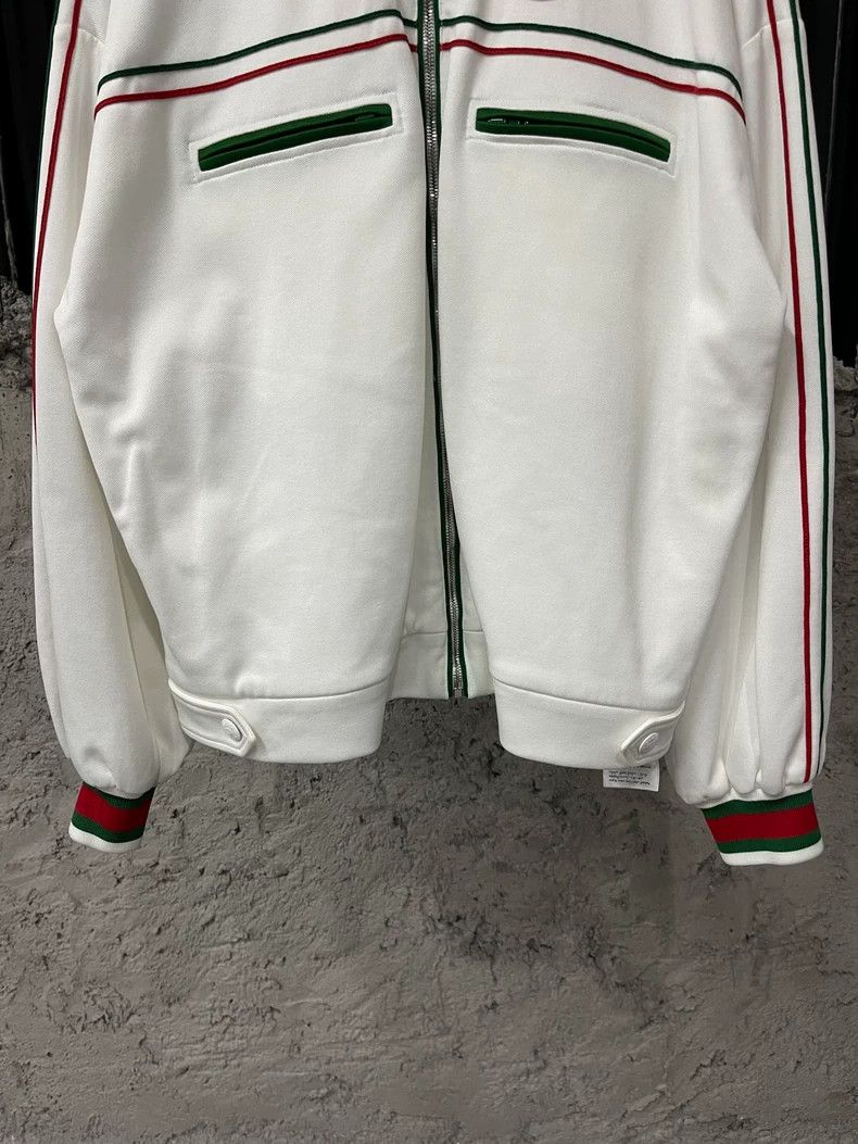 Gucci Gucci Red Green Stripe Logo Jacket-dmc Size US L / EU 52-54 / 3 - 4 Thumbnail