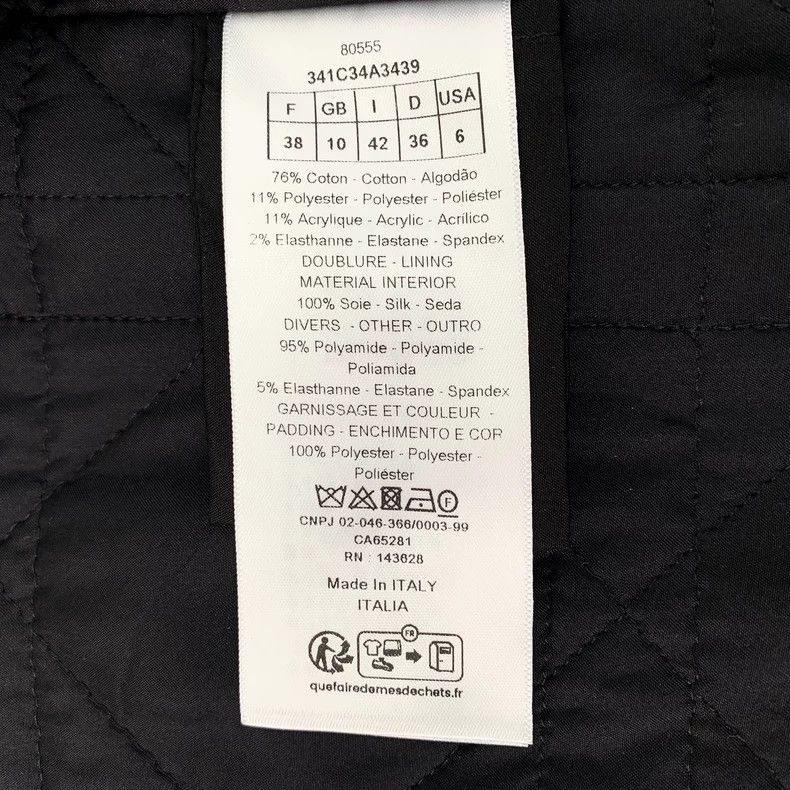Dior Dior Black Gray Embroidered Zip Jacket-dmc Size US S / EU 44-46 / 1 - 6 Thumbnail