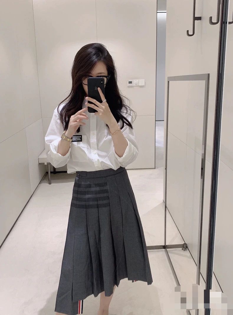 Thom Browne New Thom Browne Wool Long Skirt-dmc Size US 38 / EU 54 - 5 Thumbnail