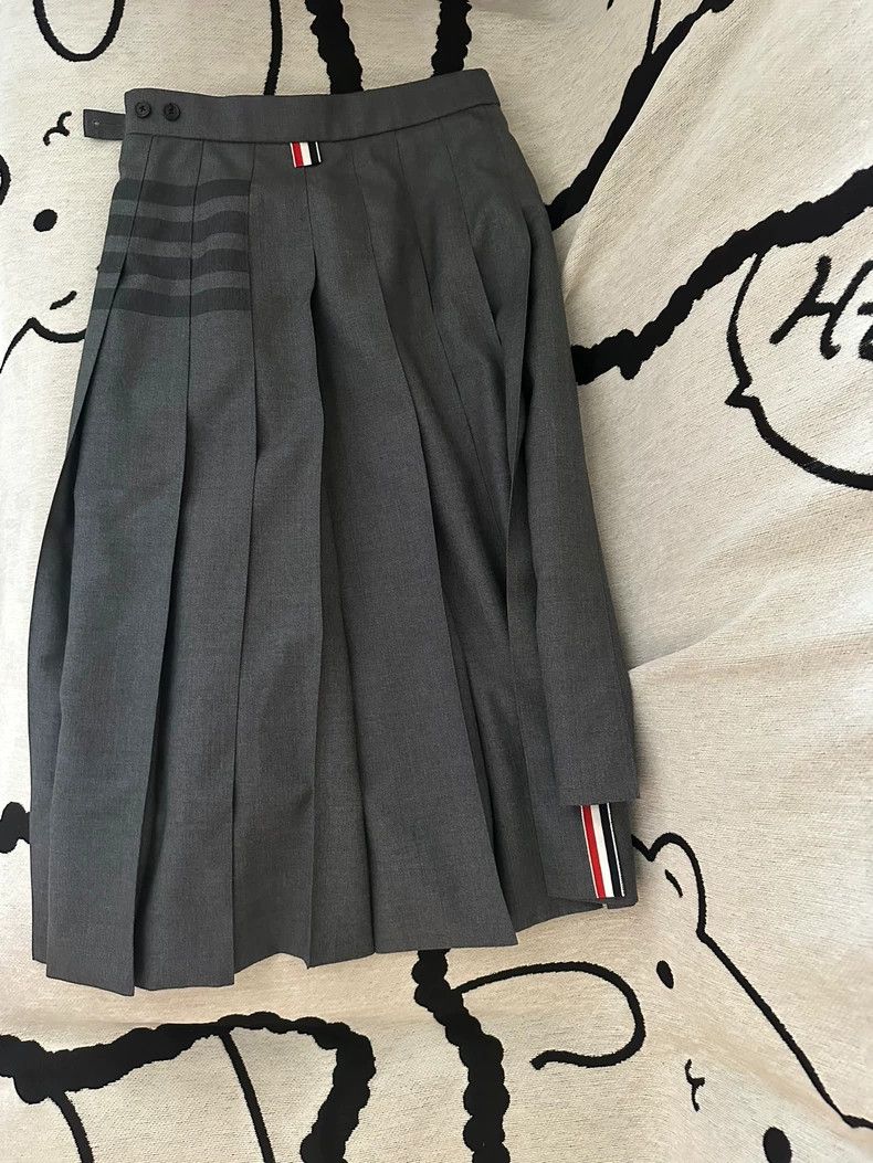 Thom Browne New Thom Browne Wool Long Skirt-dmc Size US 38 / EU 54 - 4 Thumbnail