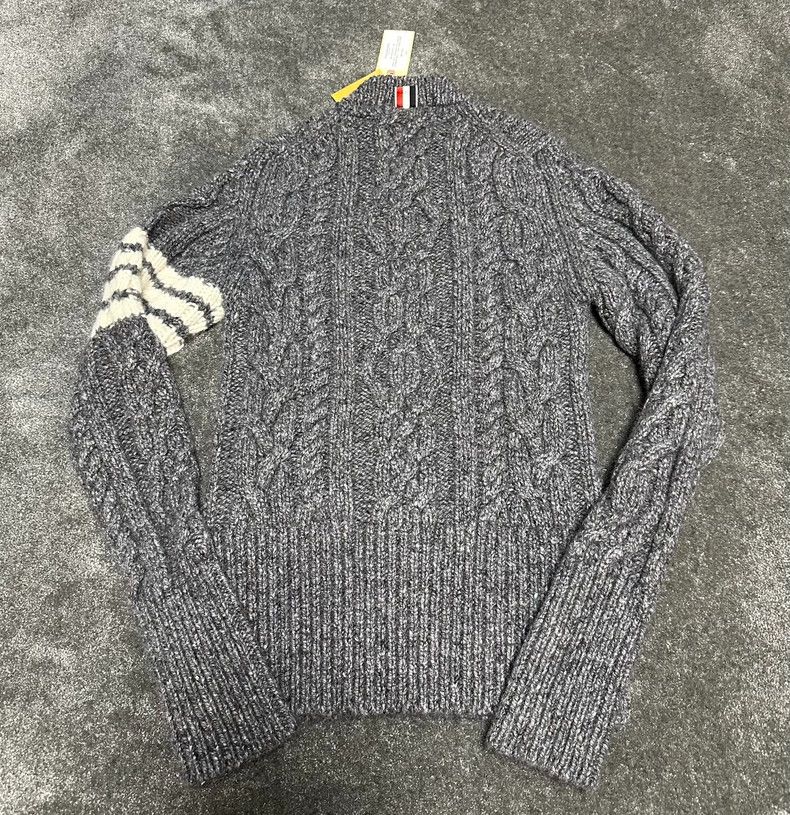 Thom Browne Handmade Thom Browne Cable Knit Sweater-dmc Size US L / EU 52-54 / 3 - 6 Thumbnail