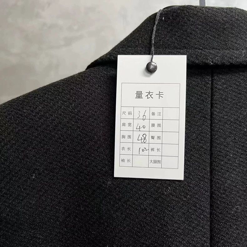 Saint Laurent Paris Saint Laurent Black Double-Breasted Coat-dmc Size US M / EU 48-50 / 2 - 5 Thumbnail