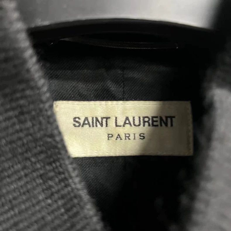 Saint Laurent Paris Black Striped Casual Baseball Jacket-dmc Size US L / EU 52-54 / 3 - 5 Thumbnail