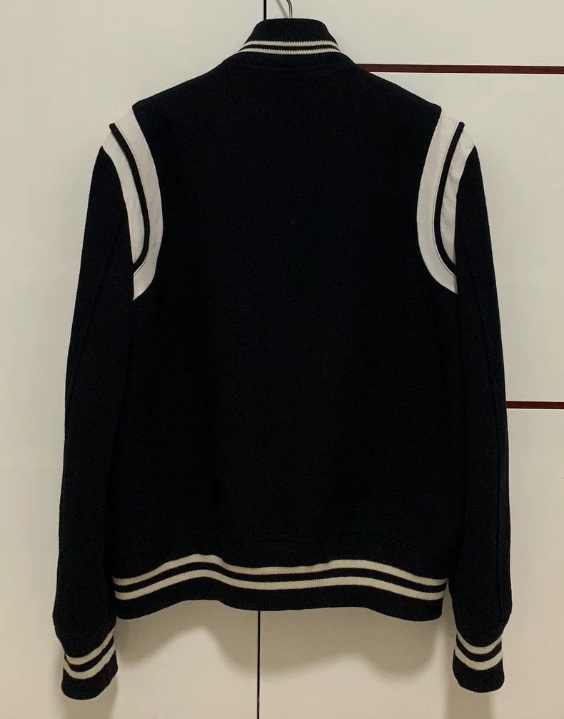 Saint Laurent Paris Saint Laurent Black and White Baseball Jacket-dmc Size US L / EU 52-54 / 3 - 2 Thumbnail