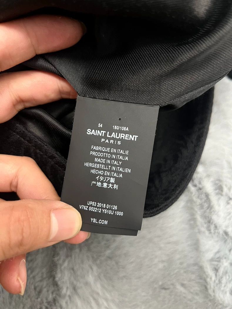 Saint Laurent Paris Saint Laurent Black Wool Jacket with Embellishments-dmc Size US XXL / EU 58 / 5 - 6 Thumbnail