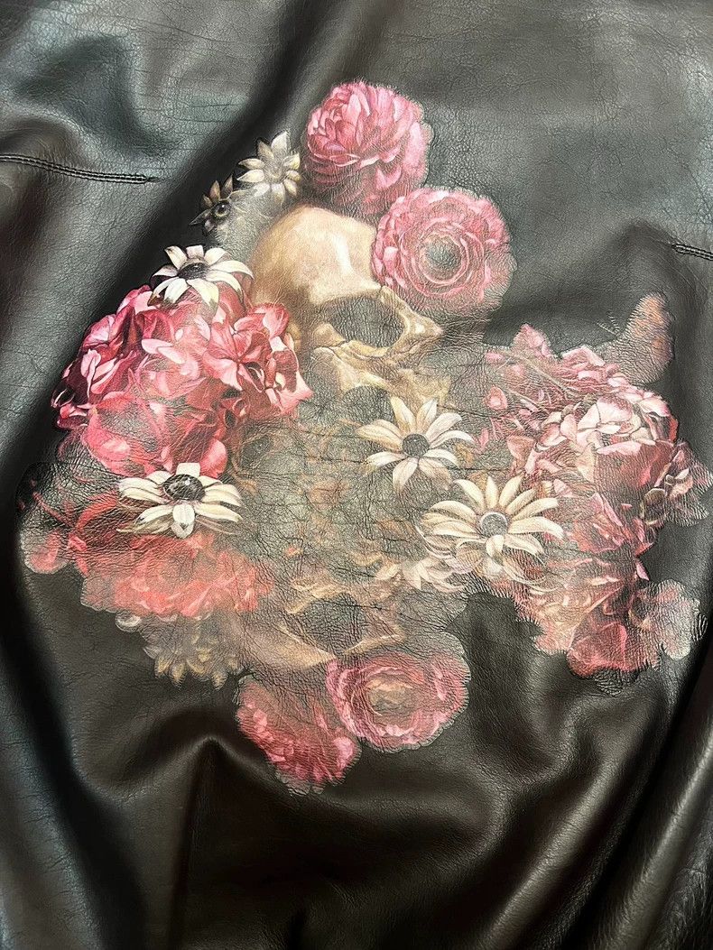 Dior Dior Homme Skull Rose Leather Jacket-dmc Size US L / EU 52-54 / 3 - 3 Thumbnail