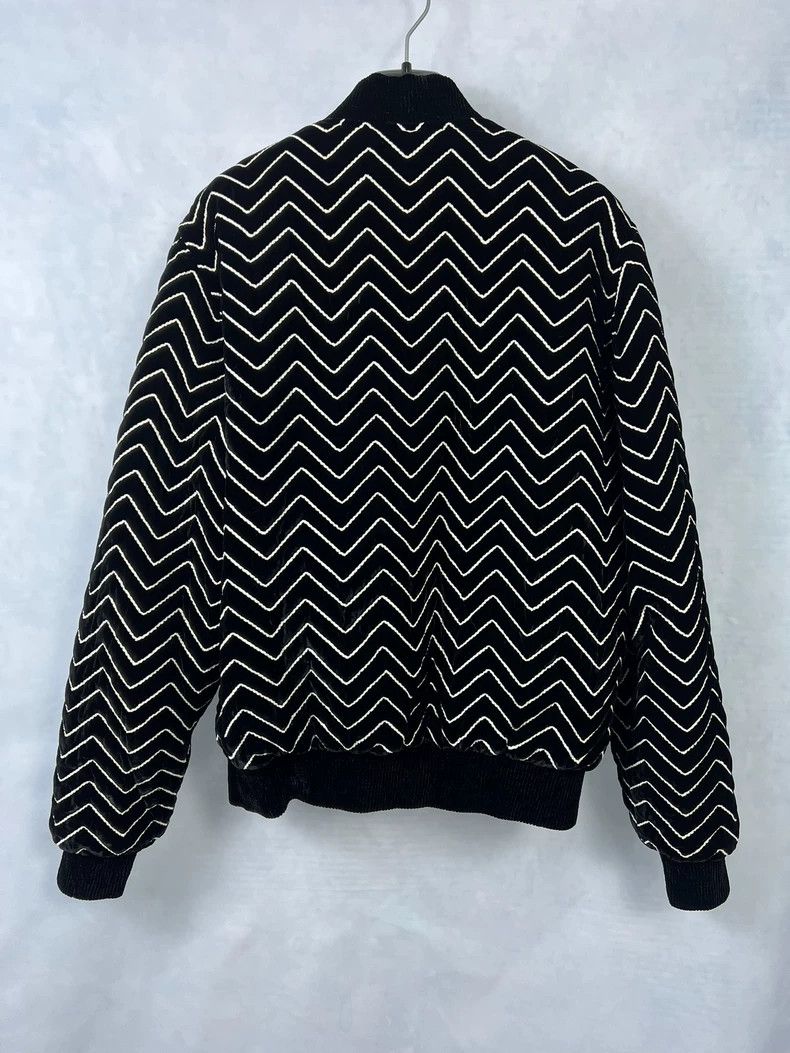 Saint Laurent Paris Saint Laurent Velvet Geometric Jacket-dmc Size US L / EU 52-54 / 3 - 2 Thumbnail