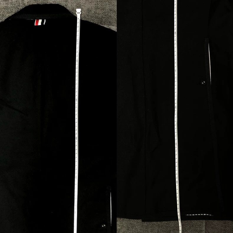 Thom Browne Black Trimmed Thom Browne Coat-dmc Size US M / EU 48-50 / 2 - 8 Thumbnail