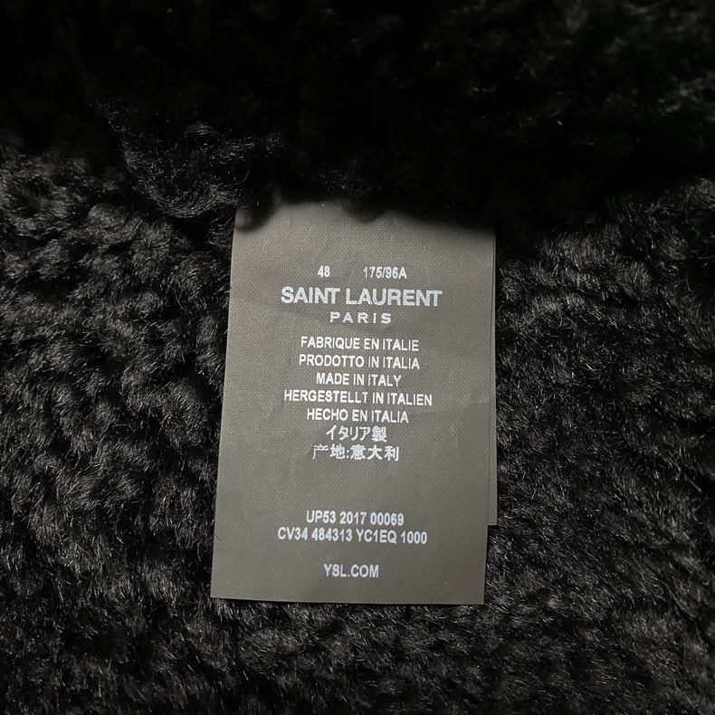 Saint Laurent Paris Saint Laurent Shearling Pilot Leather Jacket-dmc Size US L / EU 52-54 / 3 - 4 Thumbnail