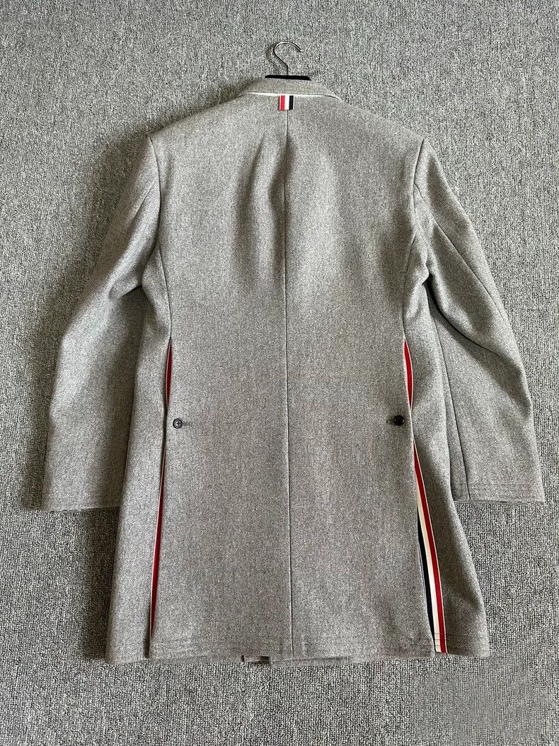 Thom Browne Thom Browne Grey Wool Overcoat-dmc Size US M / EU 48-50 / 2 - 3 Thumbnail
