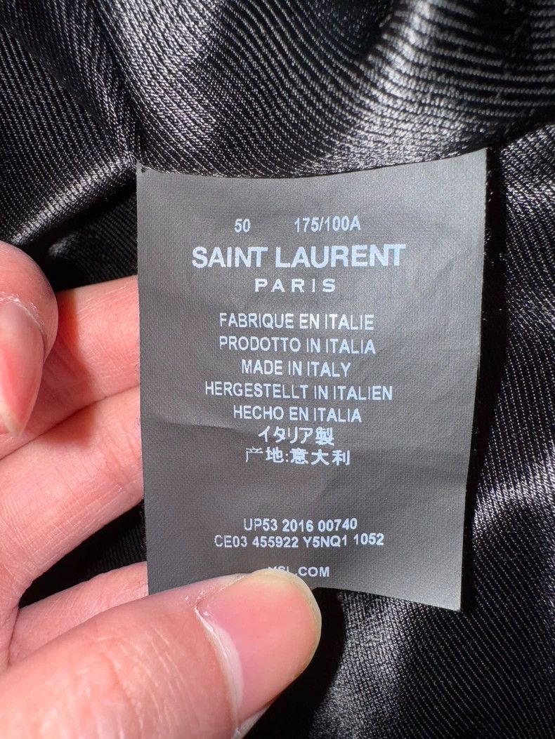 Saint Laurent Shark L01 Leather Jacket-dmc