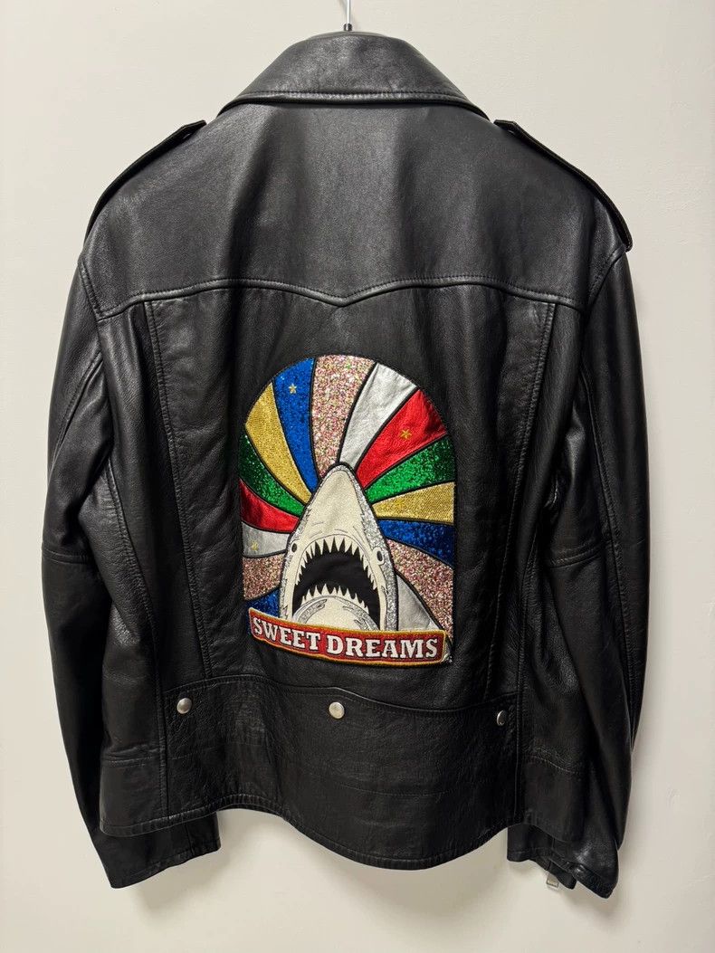 Saint Laurent Shark L01 Leather Jacket-dmc