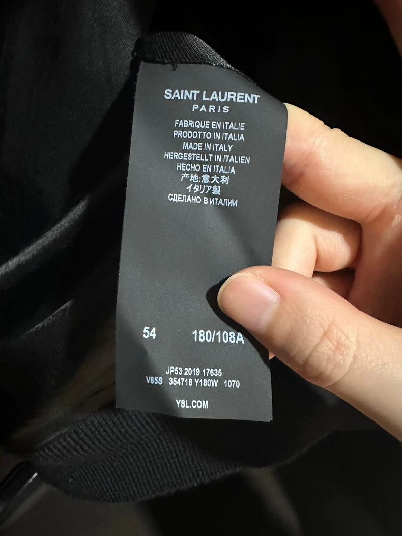 Saint Laurent Paris Classic Black and White Baseball Jacket-dmc Size US L / EU 52-54 / 3 - 4 Thumbnail