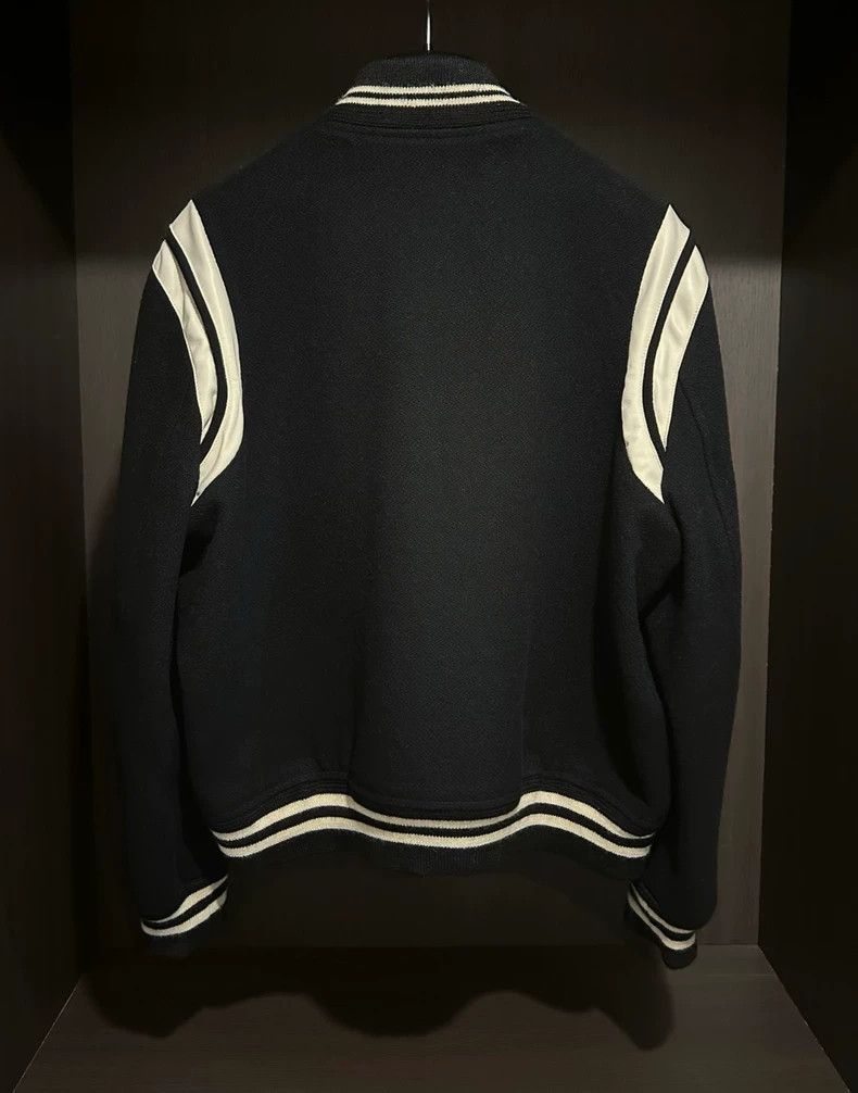 Saint Laurent Paris Classic Black and White Baseball Jacket-dmc Size US L / EU 52-54 / 3 - 2 Thumbnail