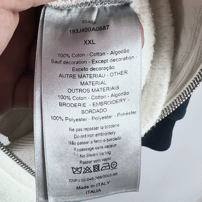 Dior Dior Embroidered White and Blue Jacket-dmc Size US XXL / EU 58 / 5 - 5 Thumbnail