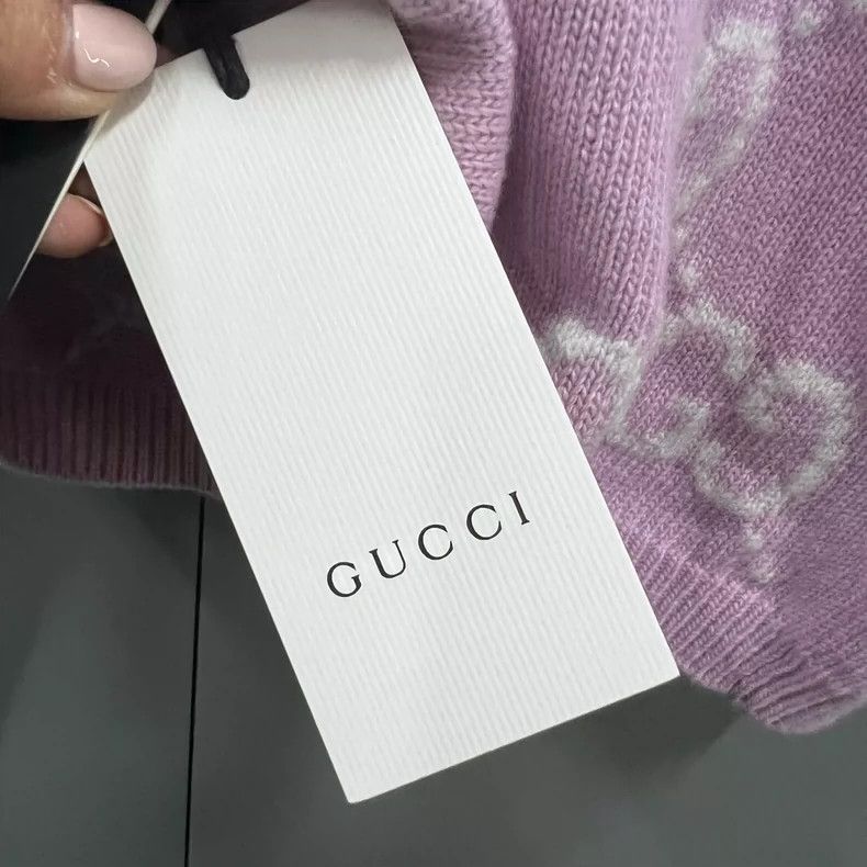 Gucci Gucci Pink Double G Knit Sweater-dmc Size US L / EU 52-54 / 3 - 4 Thumbnail