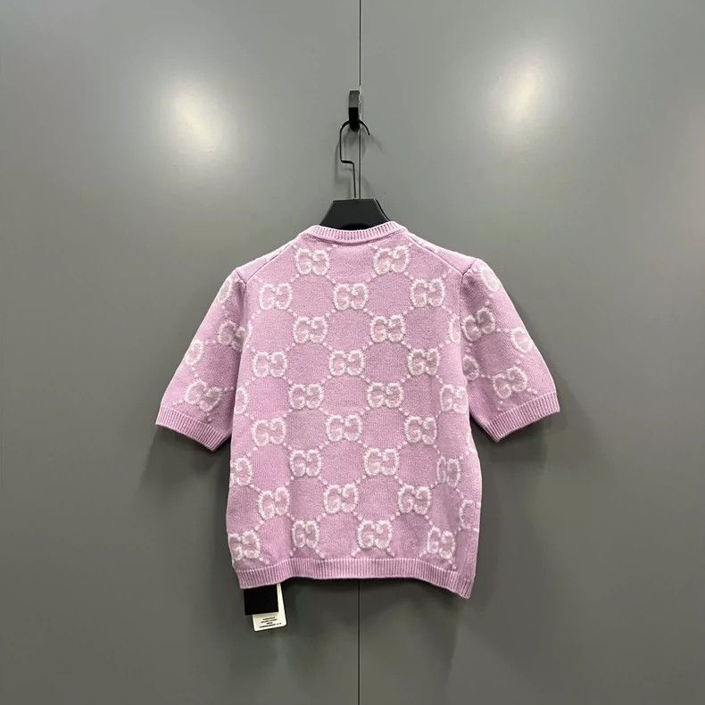 Gucci Gucci Pink Double G Knit Sweater-dmc Size US L / EU 52-54 / 3 - 2 Thumbnail
