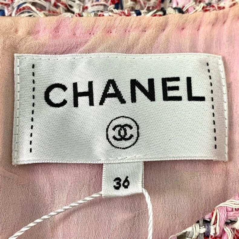 Chanel Colorful Chanel Wool Blend Dress-dmc Size XS / US 0-2 / IT 36-38 - 6 Thumbnail