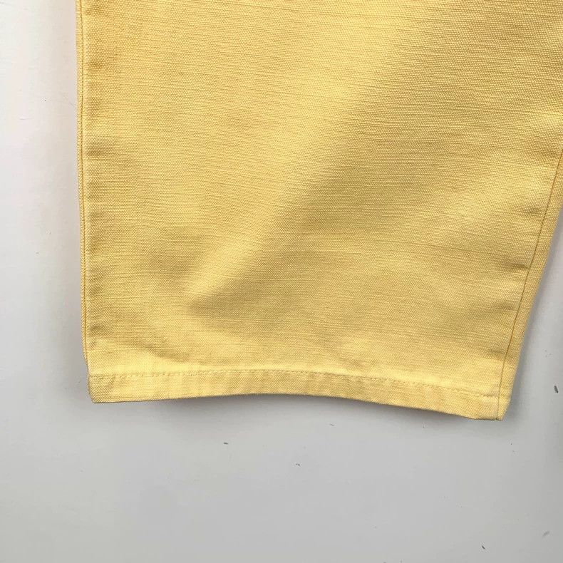 Chanel Yellow Wide-Leg Cotton Pants by Chanel-dmc Size US 38 / EU 54 - 4 Thumbnail