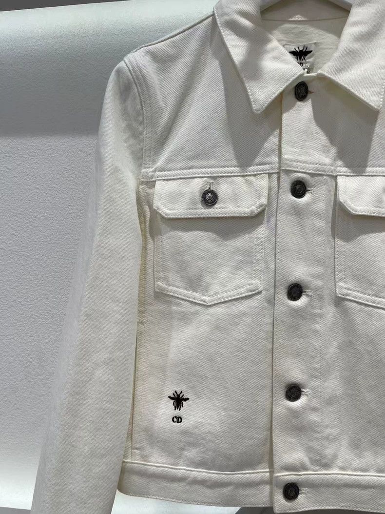 Dior Dior Denim Jacket in Off-White Color-dmc Size US M / EU 48-50 / 2 - 4 Thumbnail