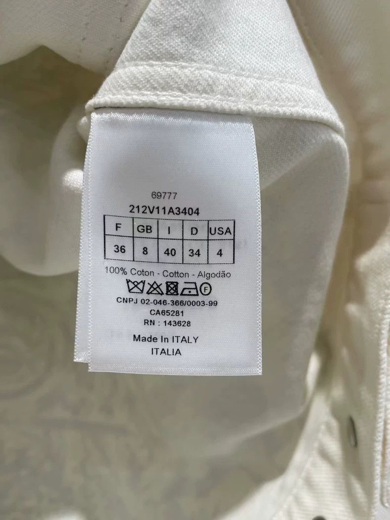 Dior Dior Denim Jacket in Off-White Color-dmc Size US M / EU 48-50 / 2 - 6 Thumbnail