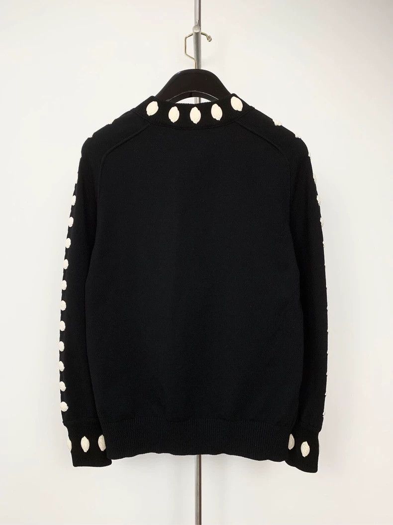 Chanel Black and White Floral Knit Sweater-dmc Size US M / EU 48-50 / 2 - 2 Thumbnail