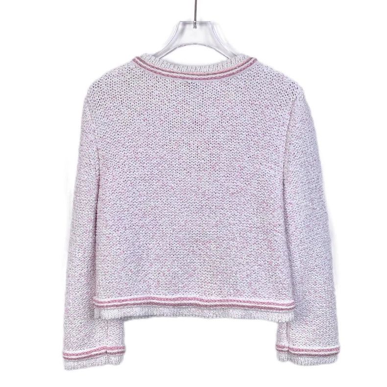 Chanel Chanel Pink Sequined Cardigan Sweater-dmc Size US S / EU 44-46 / 1 - 2 Thumbnail
