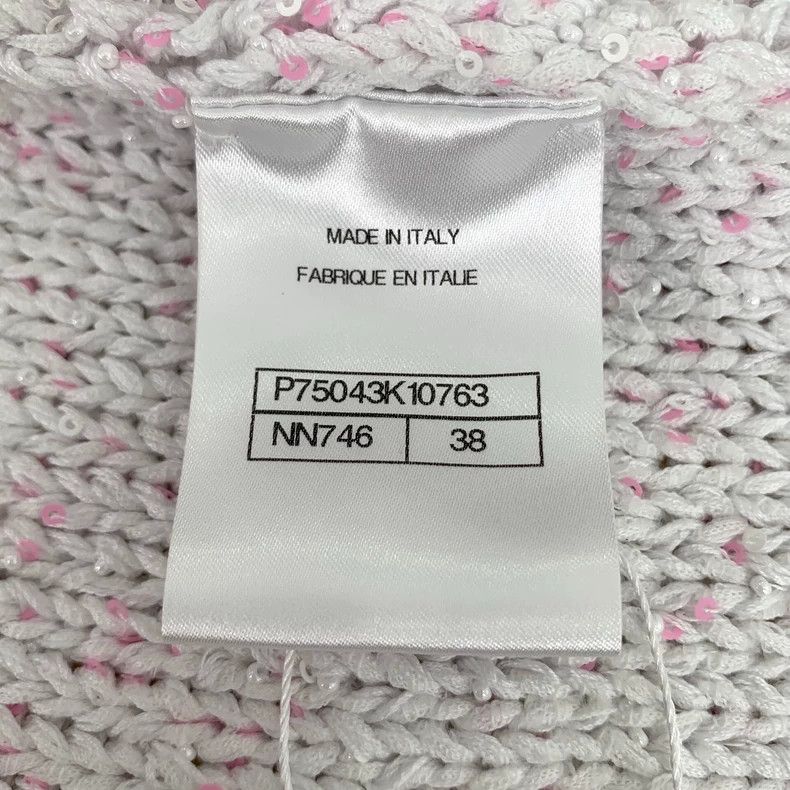 Chanel Chanel Pink Sequined Cardigan Sweater-dmc Size US S / EU 44-46 / 1 - 8 Thumbnail