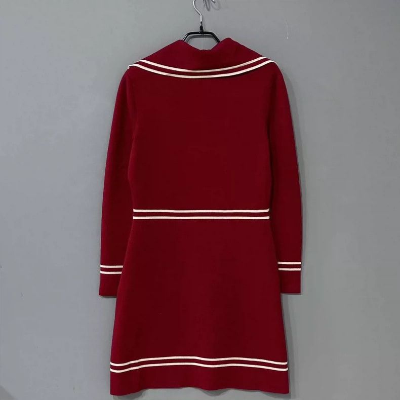 Gucci Long Red Dress with Chain Detail by GUCCI - dmc Size ONE SIZE - 3 Thumbnail