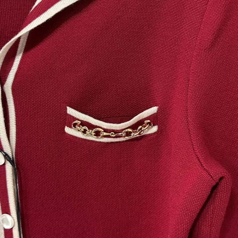 Gucci Long Red Dress with Chain Detail by GUCCI - dmc Size ONE SIZE - 4 Thumbnail