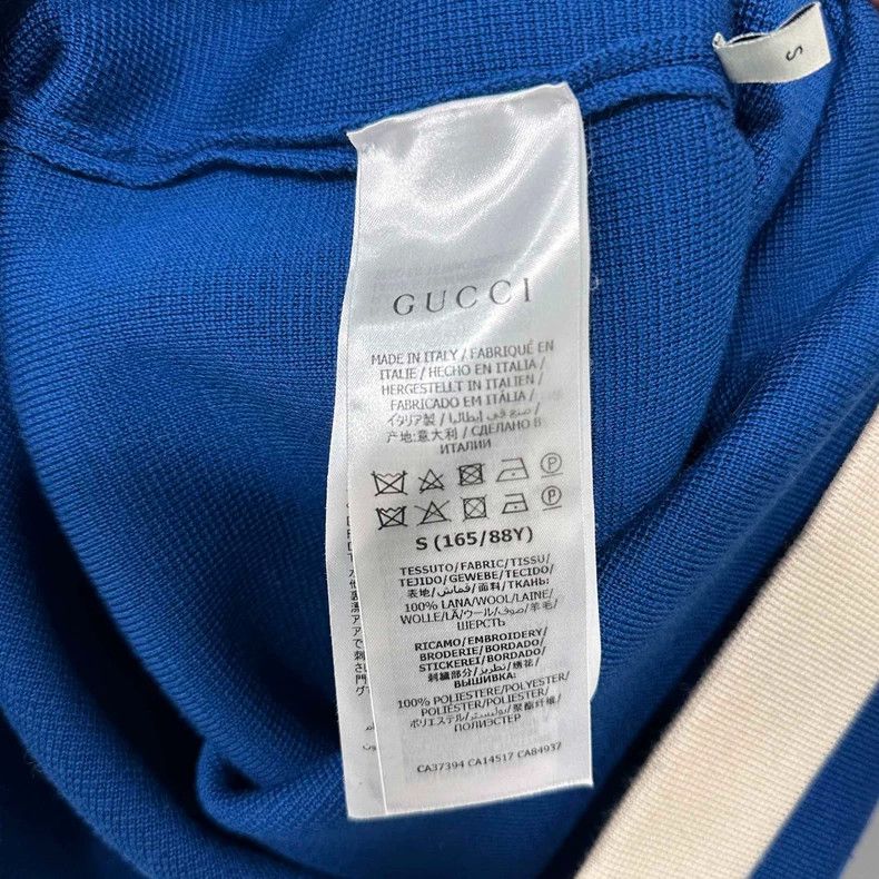 Gucci Blue Logo Knit Dress from Gucci-dmc Size S / US 4 / IT 40 - 6 Thumbnail