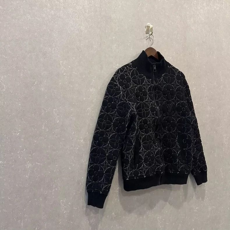 Louis Vuitton Louis Vuitton Monogram Floral Zip-Up Jacket Size US L / EU 52-54 / 3 - 3 Thumbnail