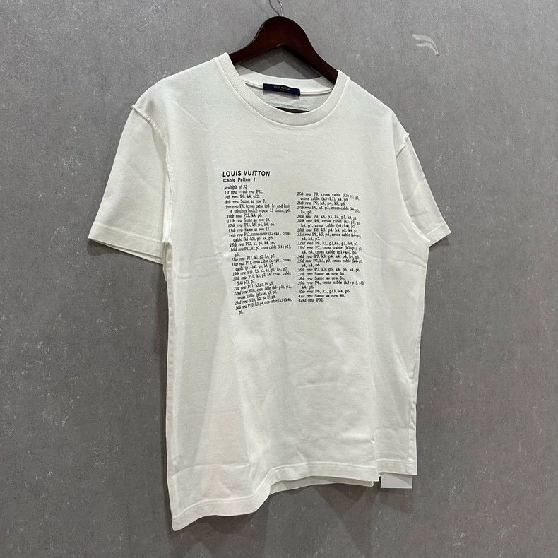 Louis Vuitton Louis Vuitton Cable Pattern Short Sleeve T-Shirt Size US M / EU 48-50 / 2 - 3 Thumbnail