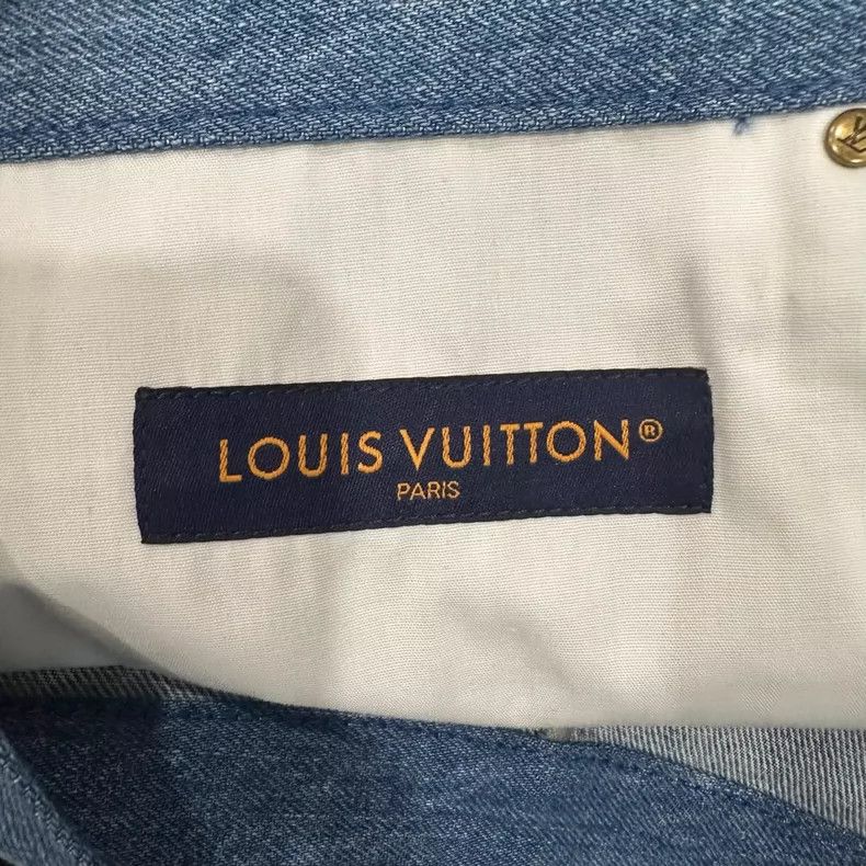 Louis Vuitton Louis Vuitton Patchwork Denim Shorts Size 34 Size US 34 / EU 50 - 6 Thumbnail